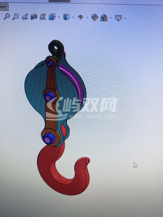 起重机吊钩组件缩略图