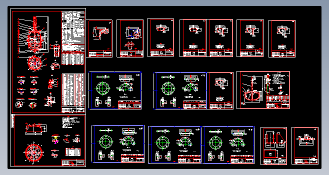 反应釜CAD图（全套18张）
