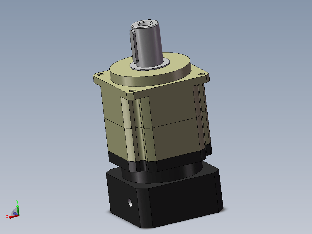 WAB180-L2(7.5KW)外形图(42-114-114.3-200-M12)减速机AB系列 WAB180