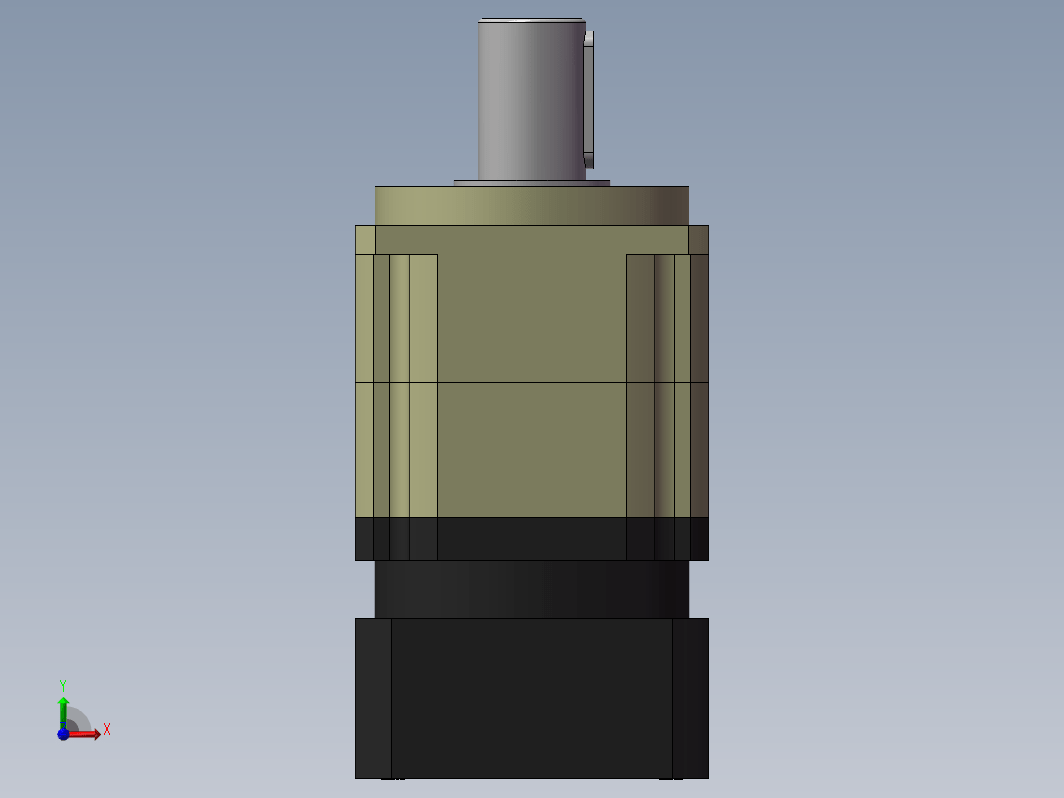 WAB180-L2(7.5KW)外形图(42-114-114.3-200-M12)减速机AB系列 WAB180