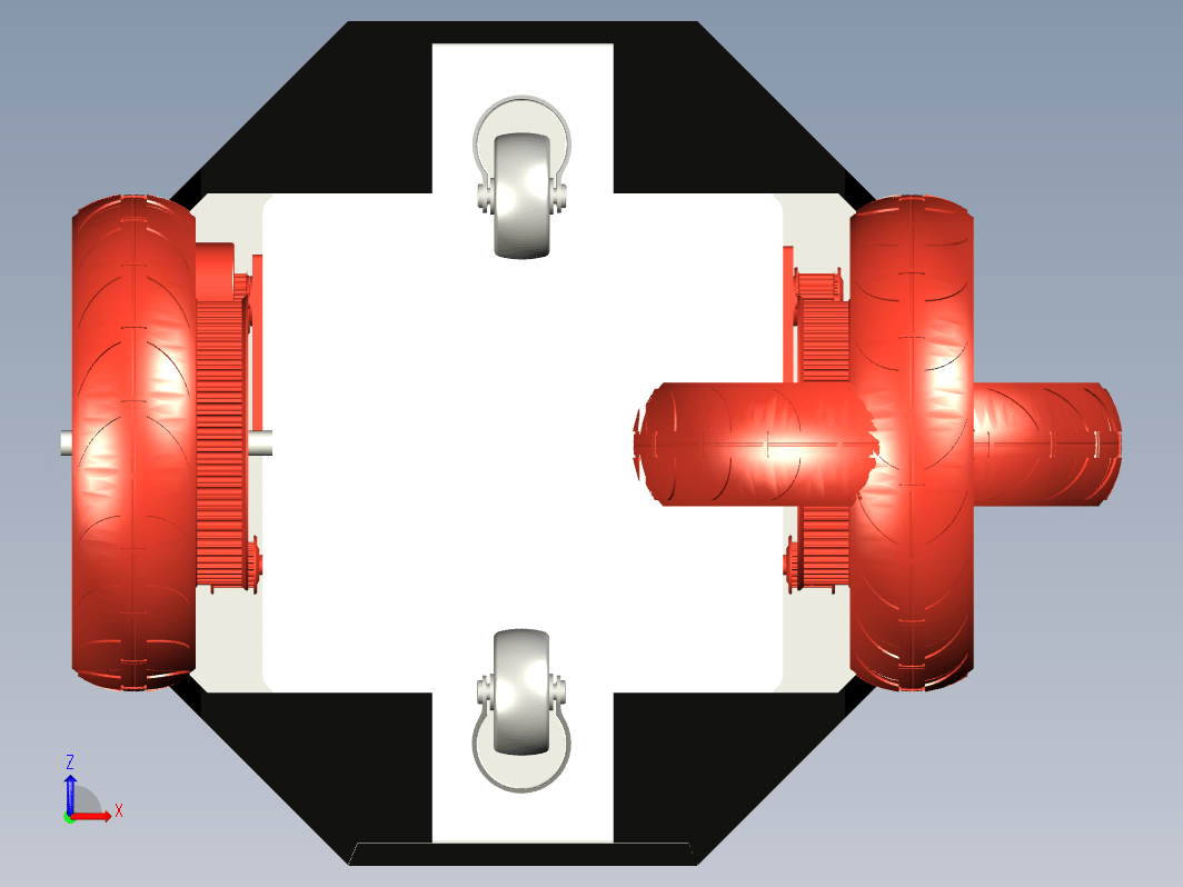 AGV 智能小车 automated-guided-vehicle-6 STP