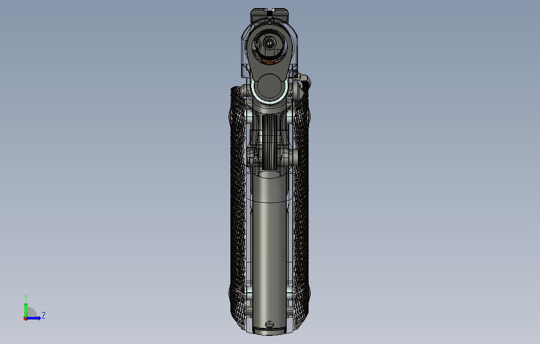 1134柯尔特M1911A1式自动手枪UG设计