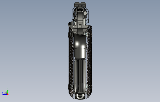 1134柯尔特M1911A1式自动手枪UG设计缩略图