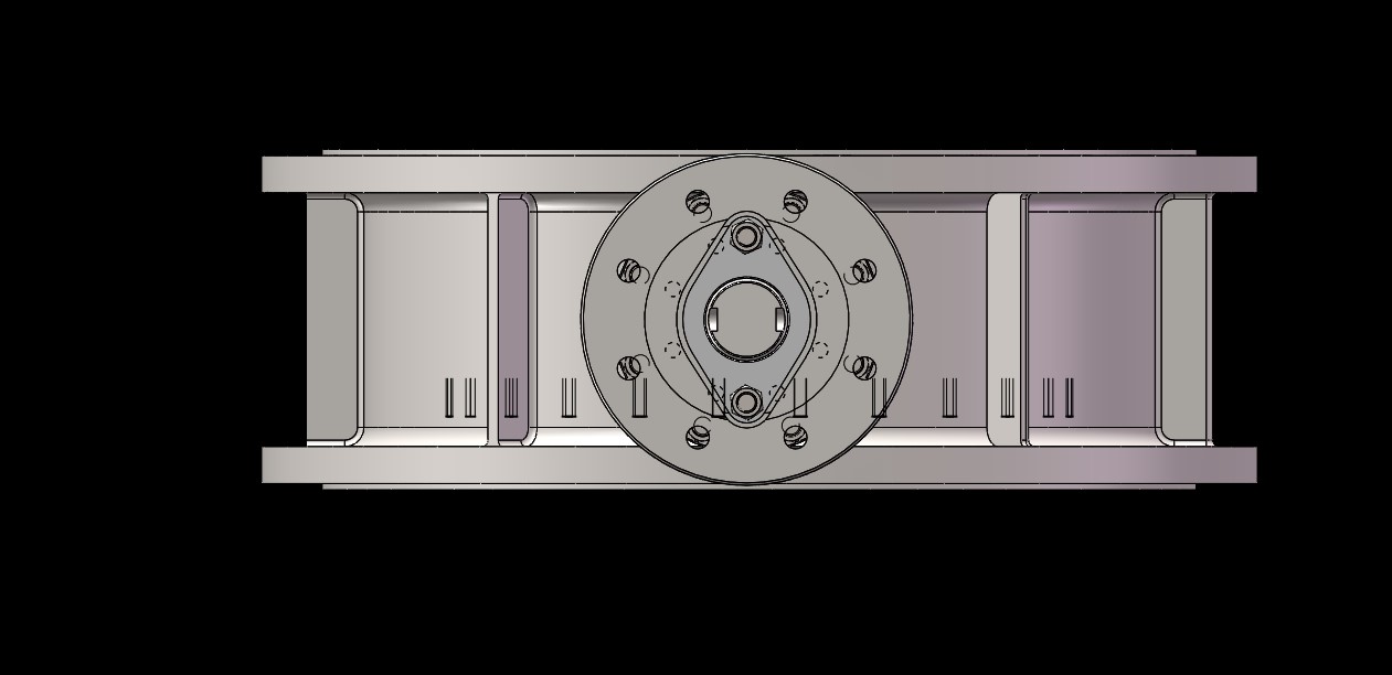 蝶阀3D模型及图纸