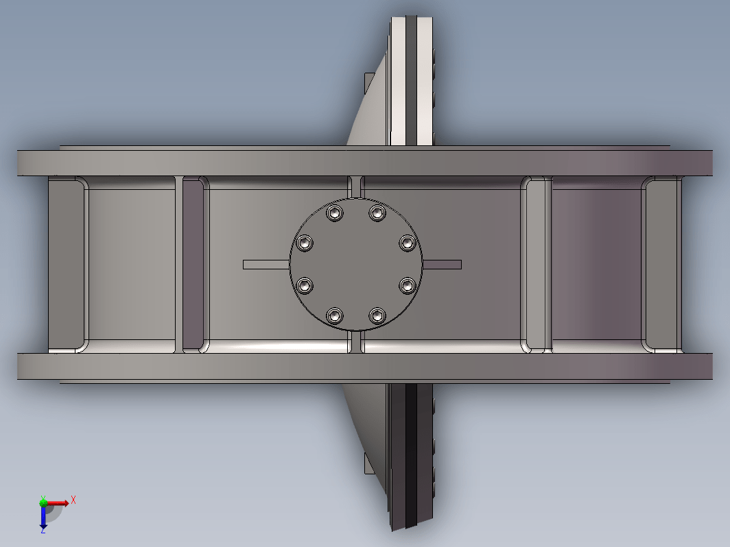 蝶阀3D模型及图纸