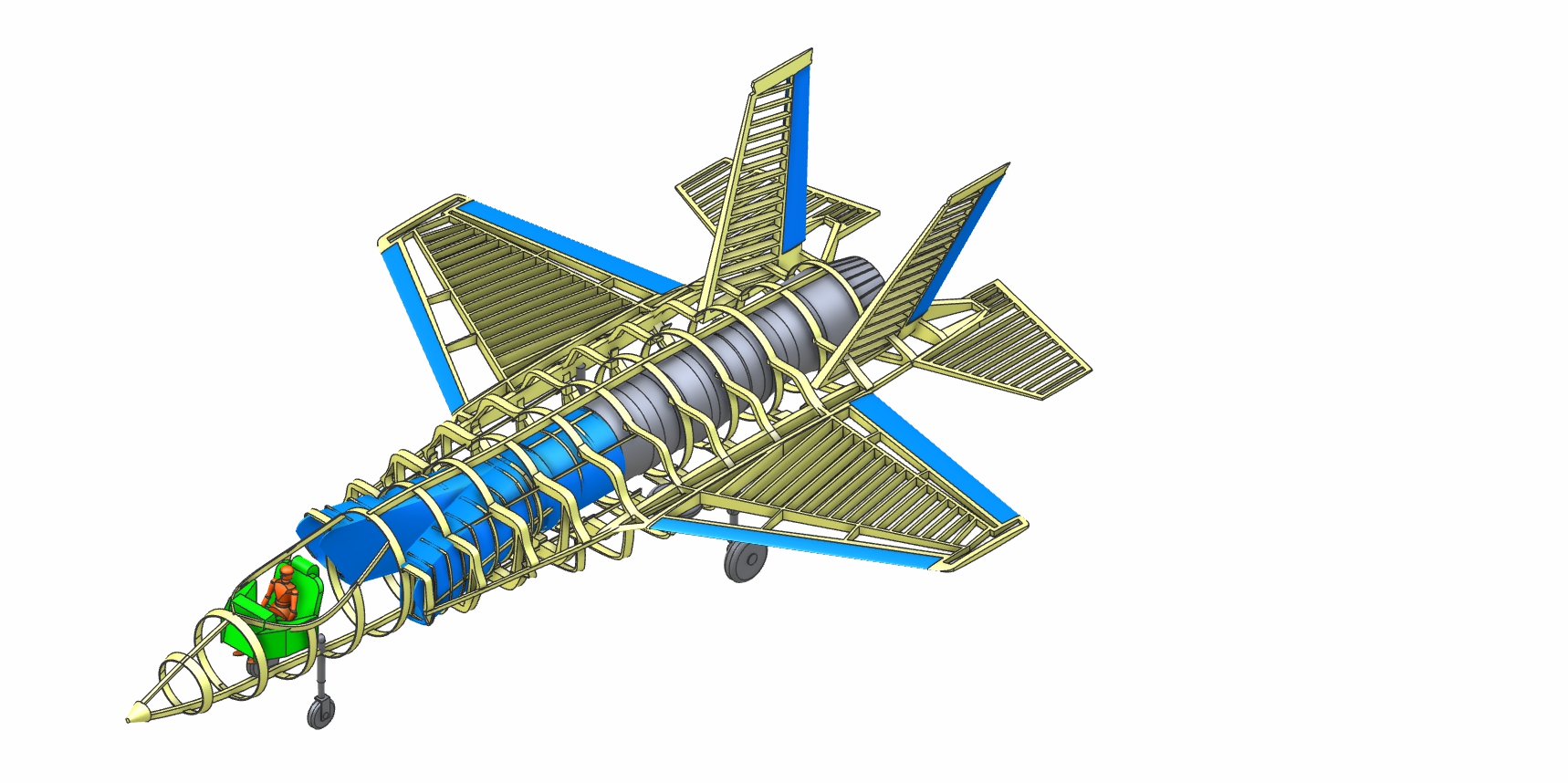 USAF F-35A战斗机简易造