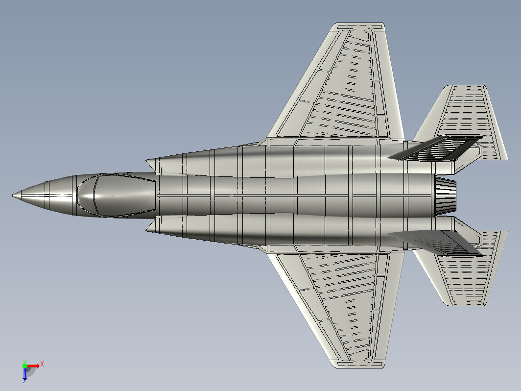 USAF F-35A战斗机简易造