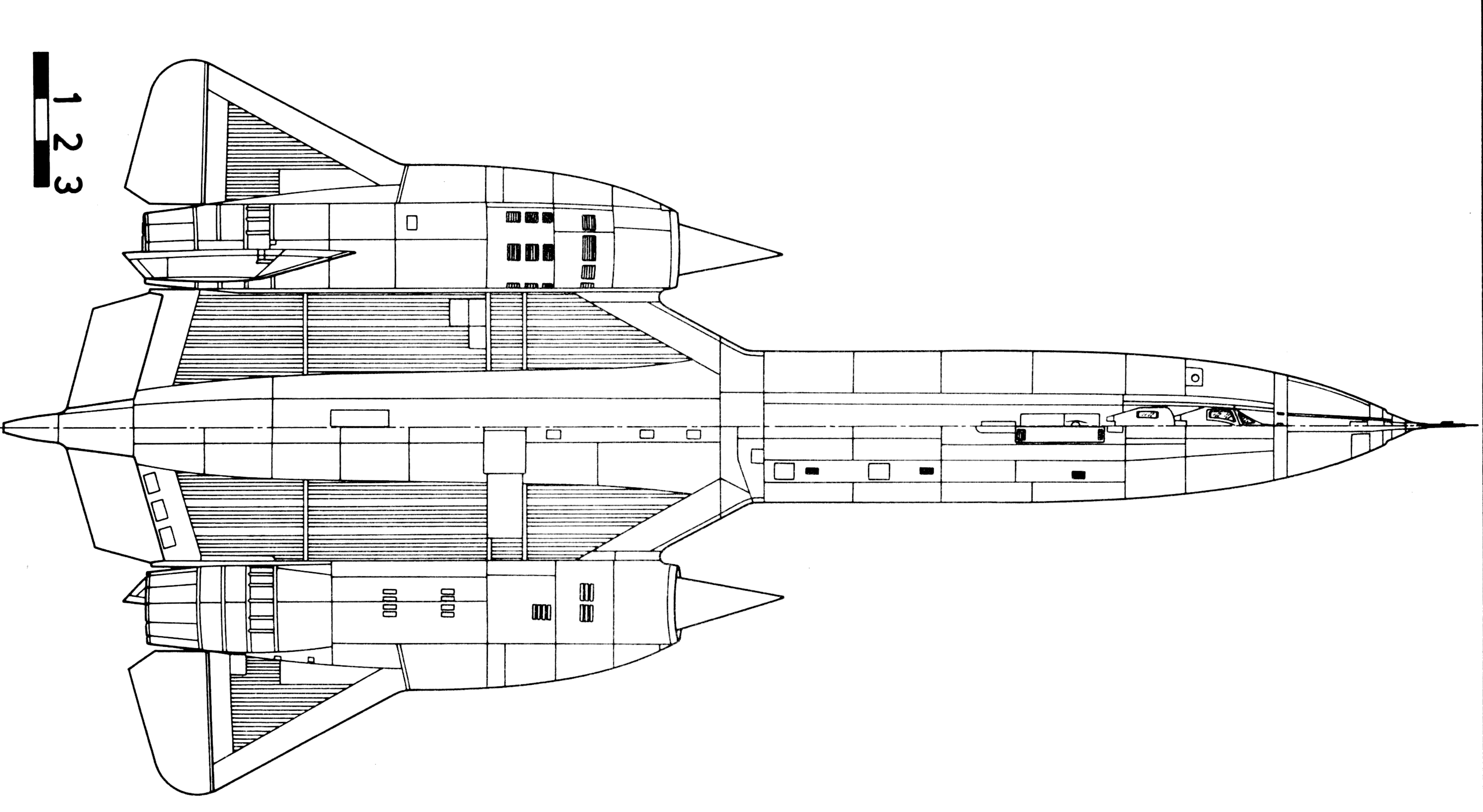 SR-71 Blackbird黑鸟侦察机