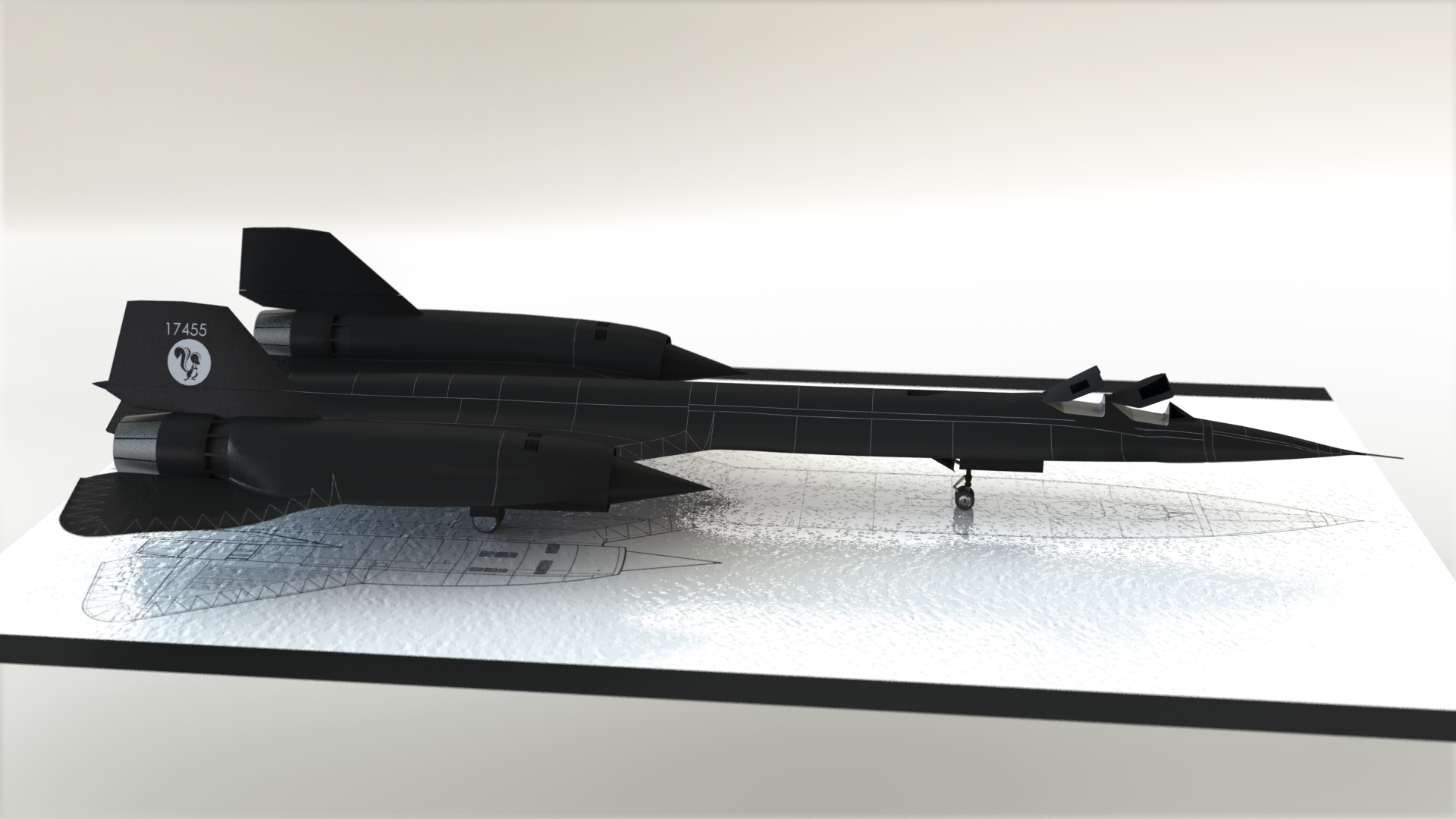 SR-71 Blackbird黑鸟侦察机