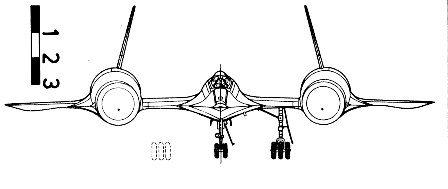 SR-71 Blackbird黑鸟侦察机