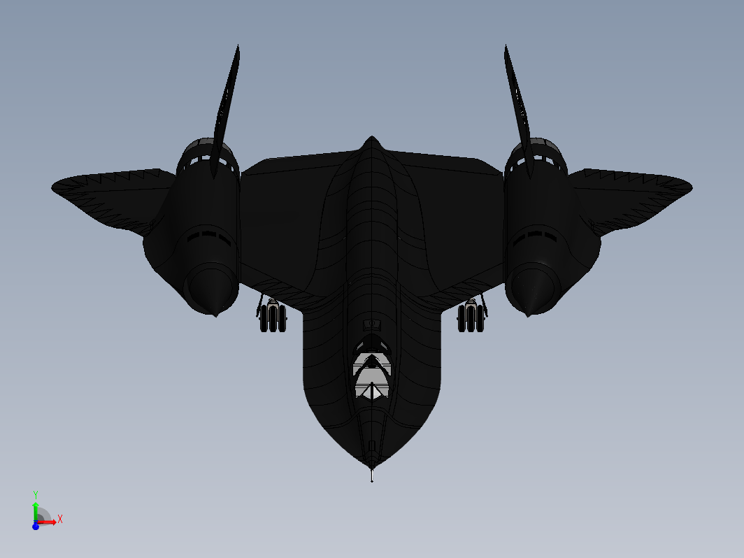 SR-71 Blackbird黑鸟侦察机