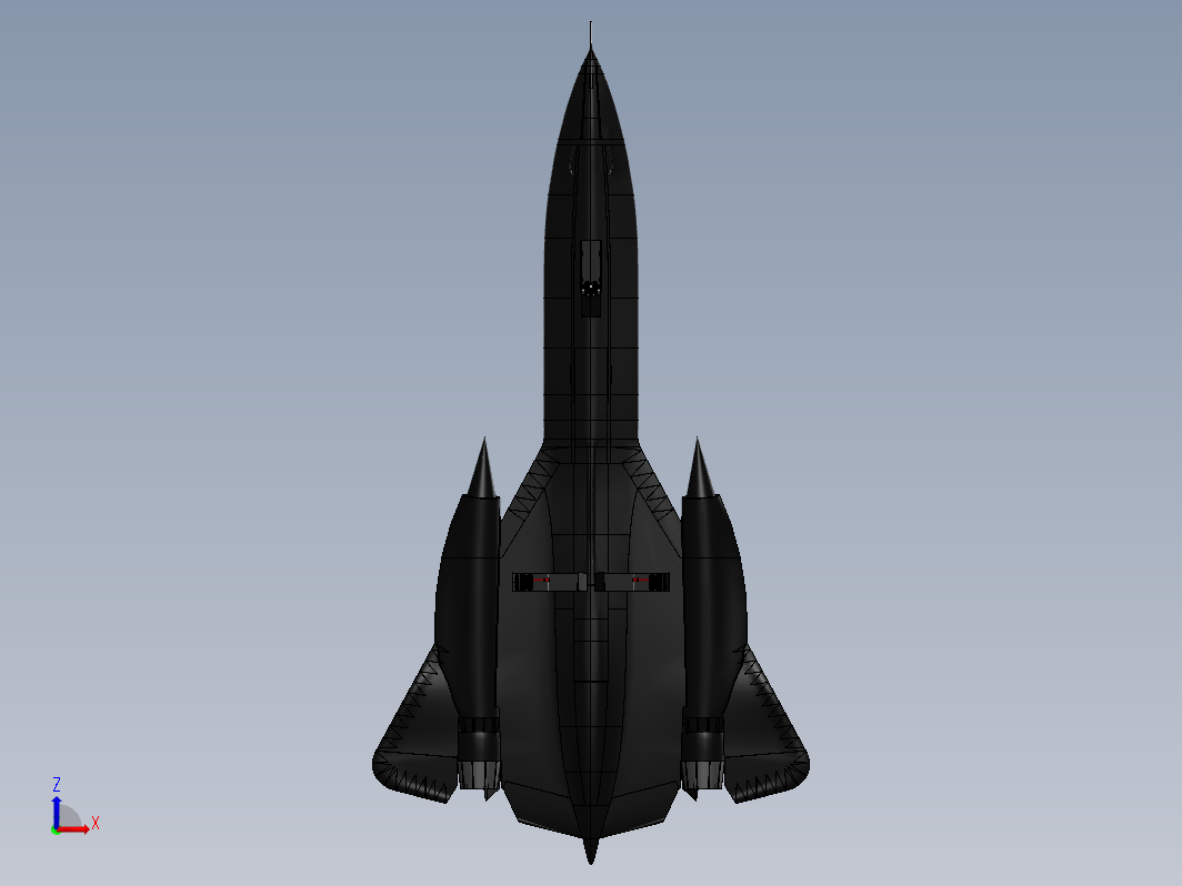 SR-71 Blackbird黑鸟侦察机