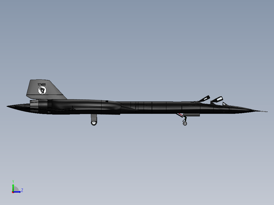 SR-71 Blackbird黑鸟侦察机