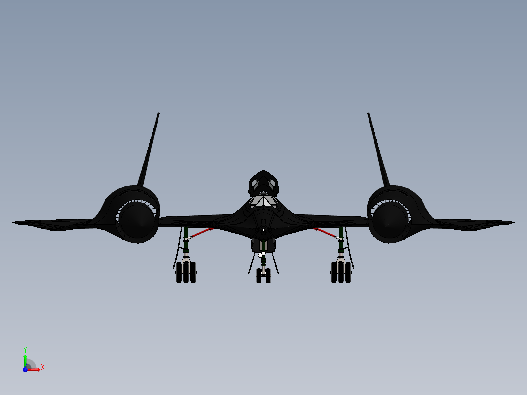 SR-71 Blackbird黑鸟侦察机