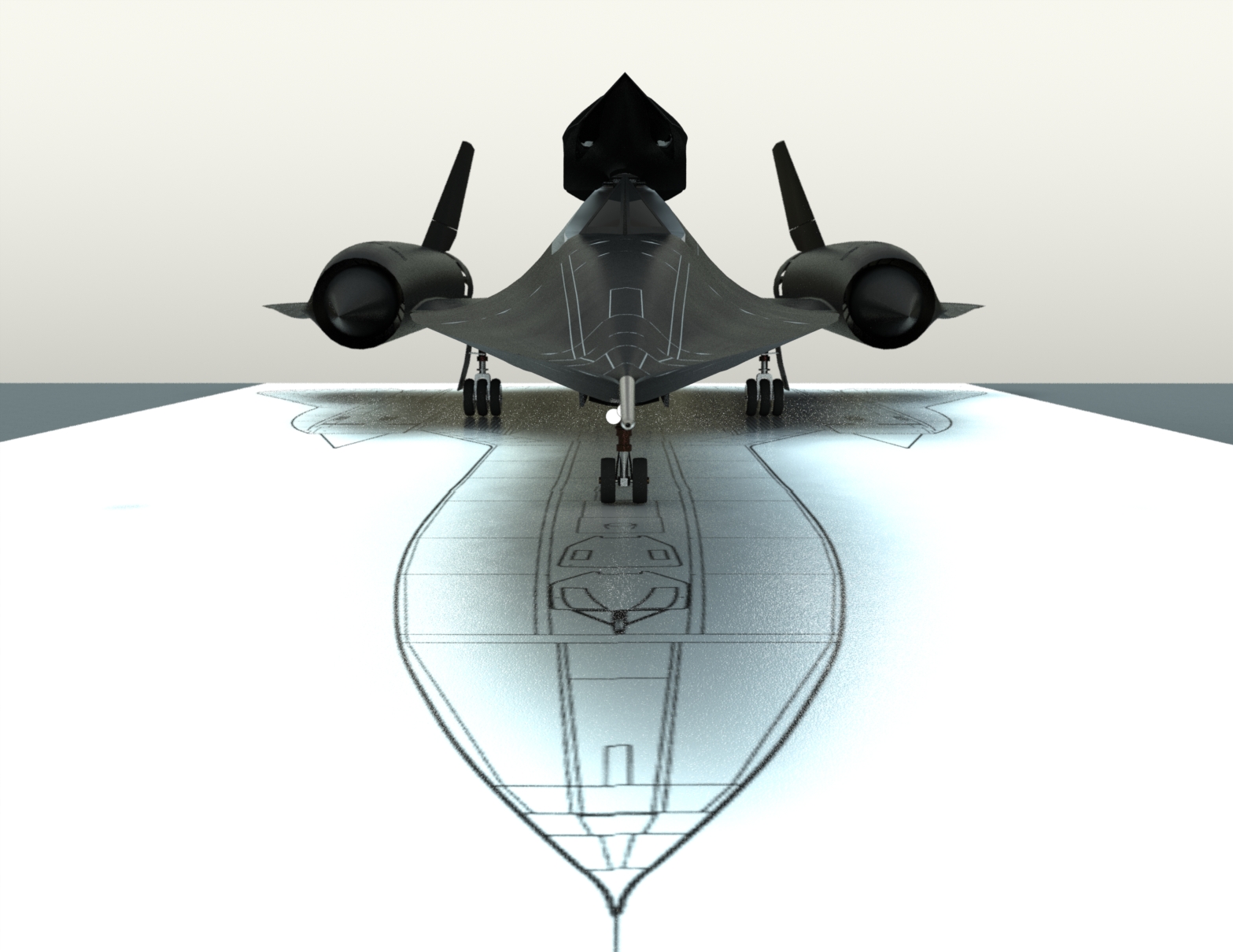 SR-71 Blackbird黑鸟侦察机