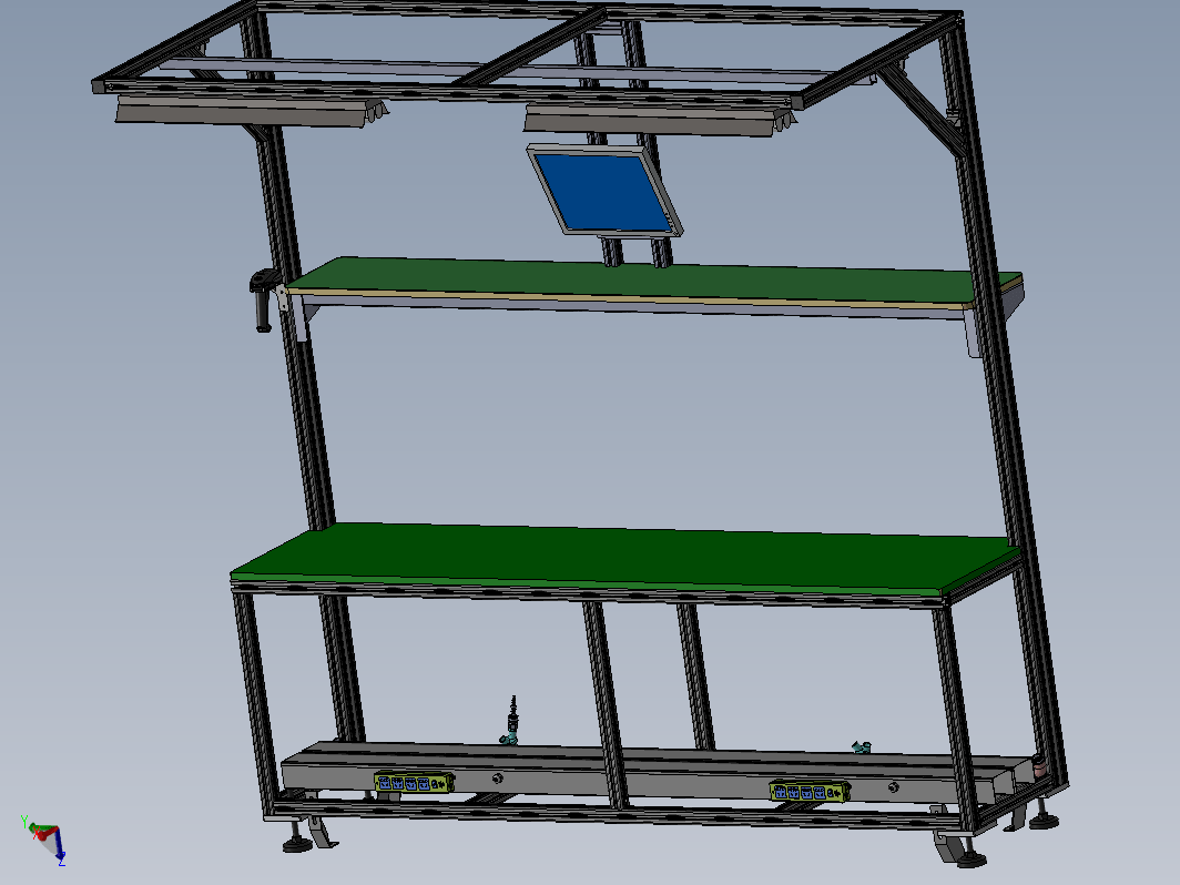 电子屏扫码枪通用组装工作台