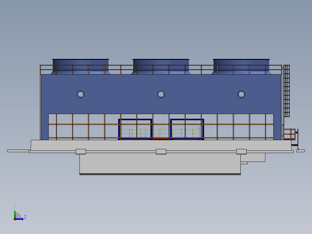 冷却塔基础结构