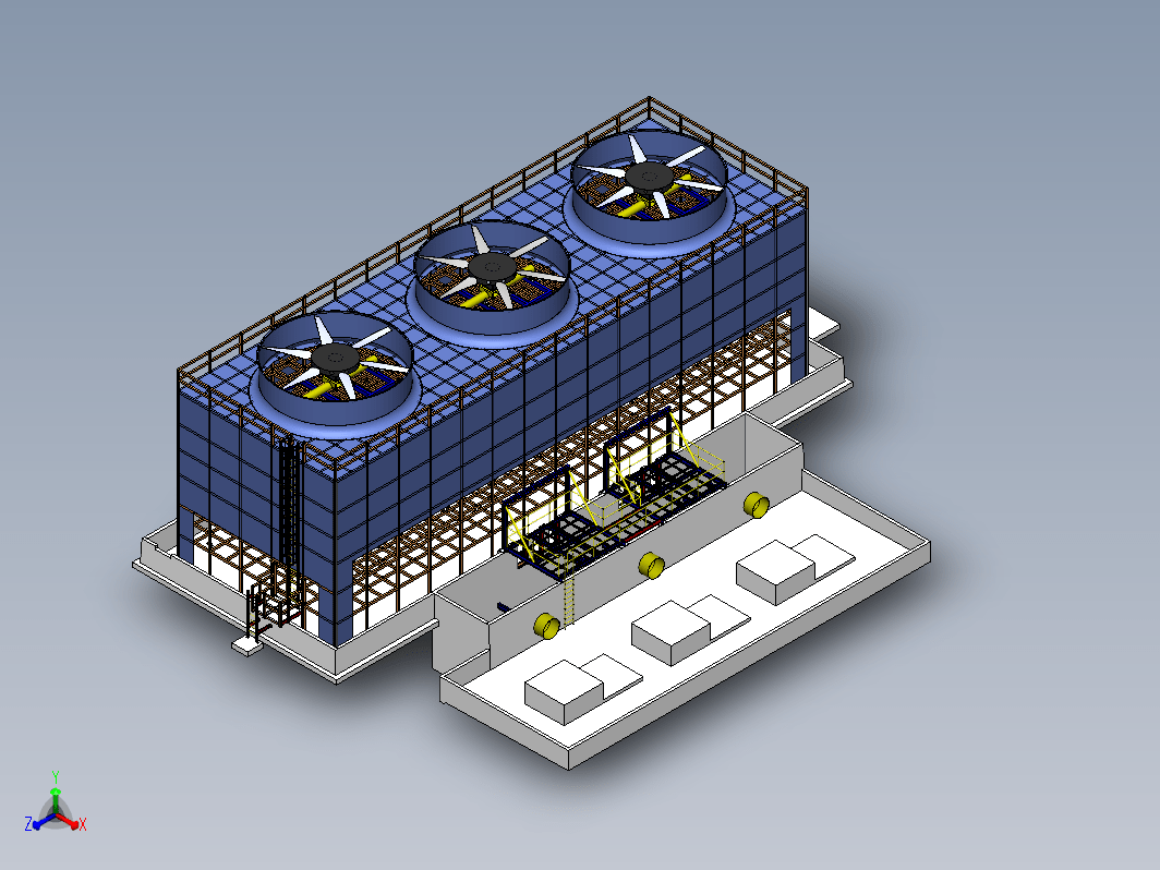 冷却塔基础结构