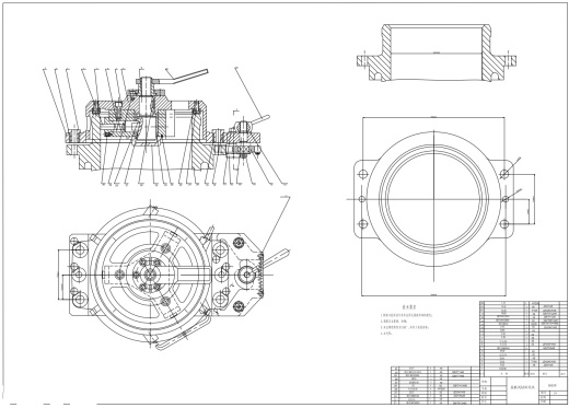 汽缸套法兰耳盖板式钻床夹具设计+CAD+说明缩略图