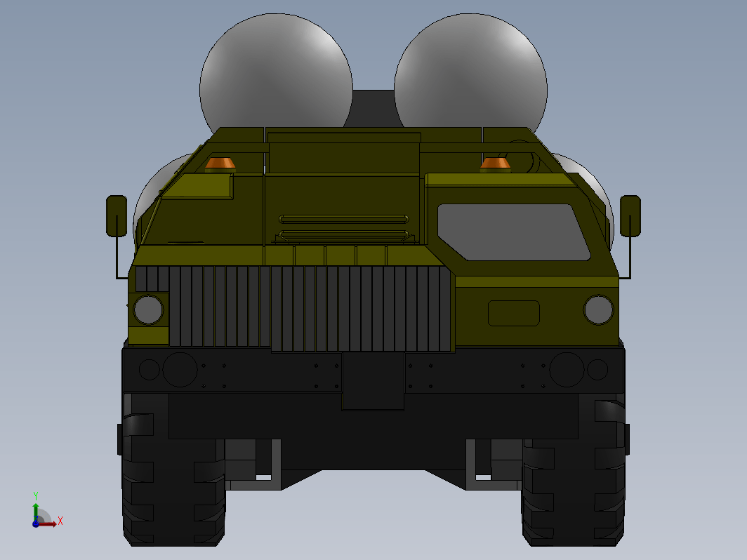 ZRK C-300导Dan车模型