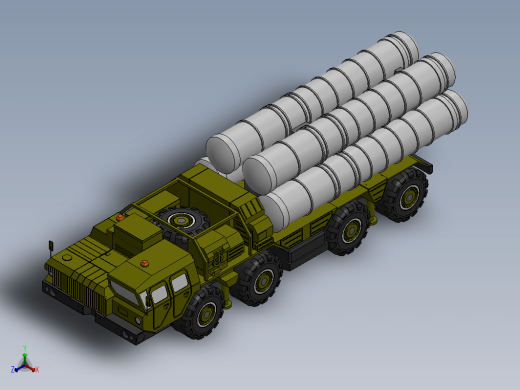 ZRK C-300导Dan车模型