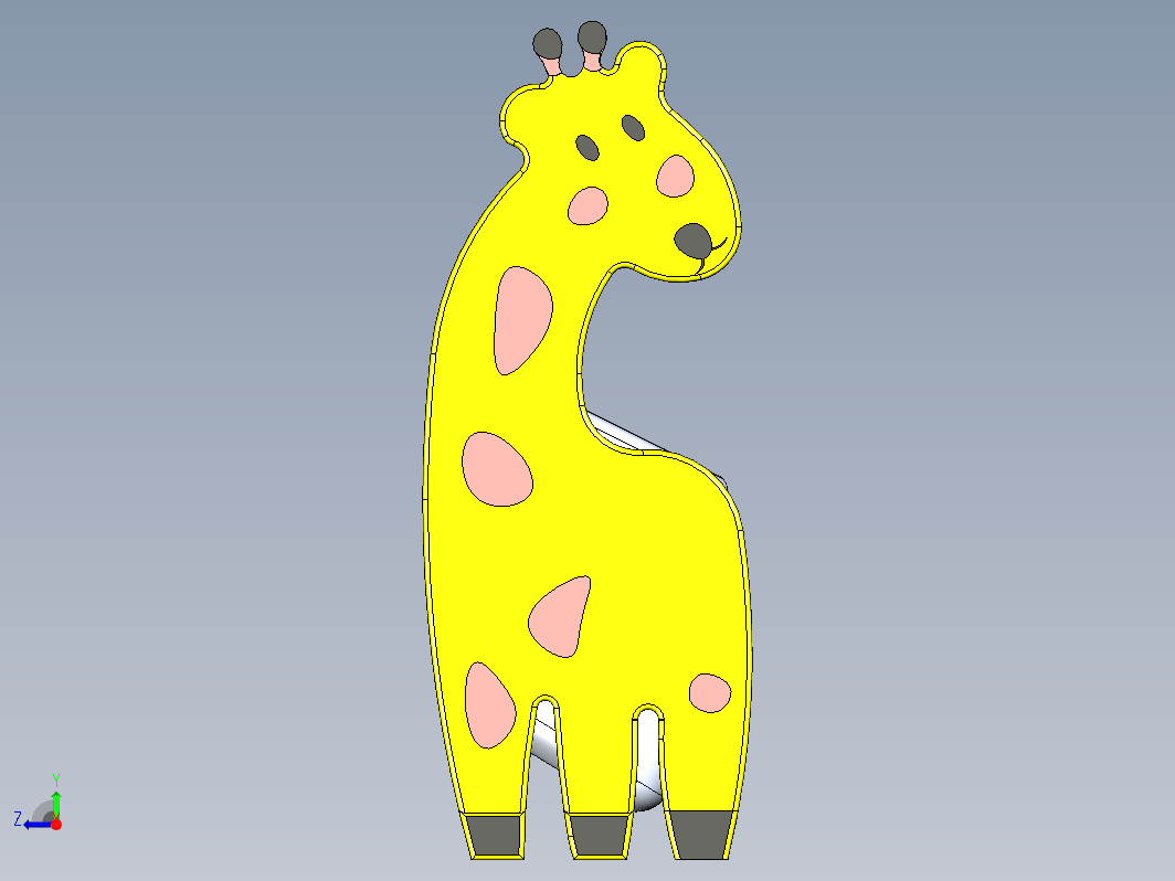 Giraffe儿童玩具架