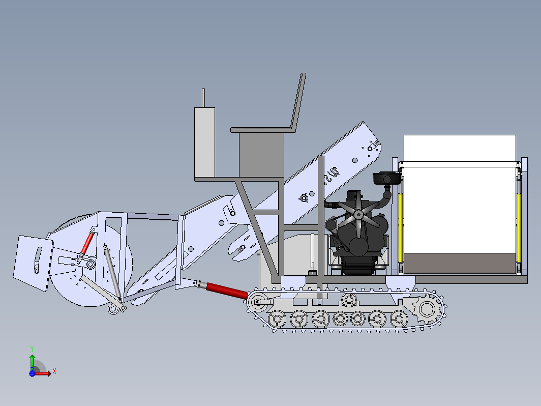 小型辣椒收获机