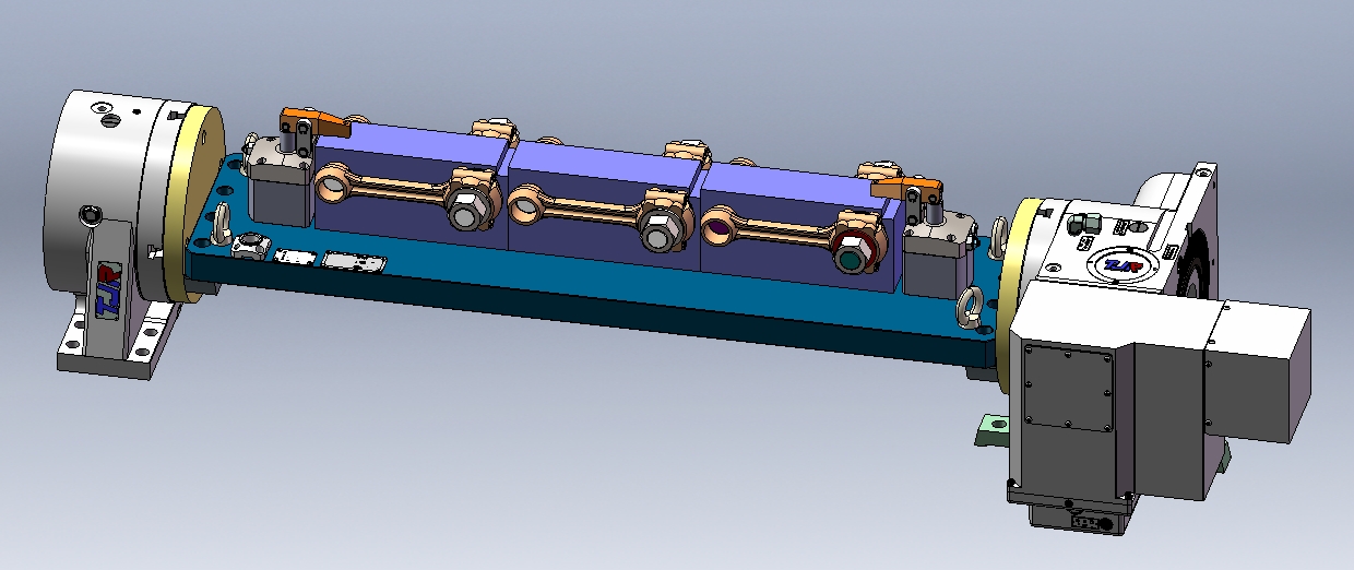 连接螺杆四轴工装