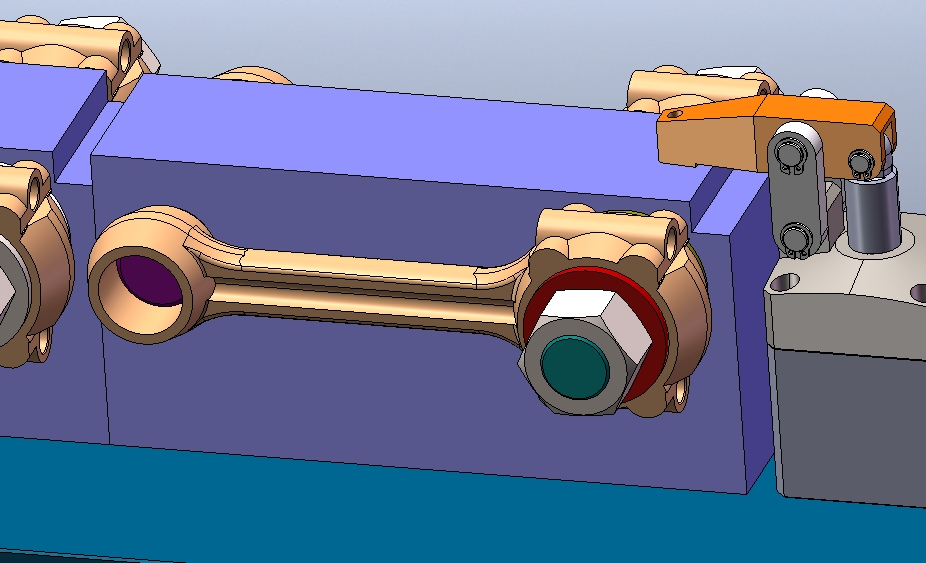 连接螺杆四轴工装