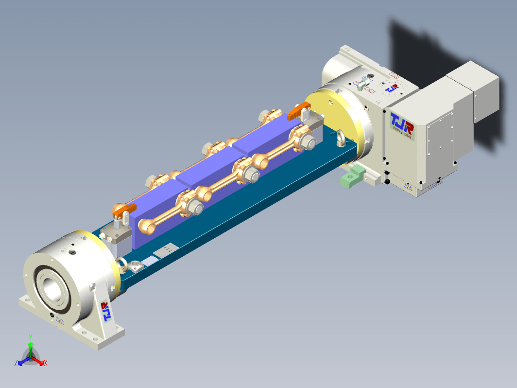 连接螺杆四轴工装