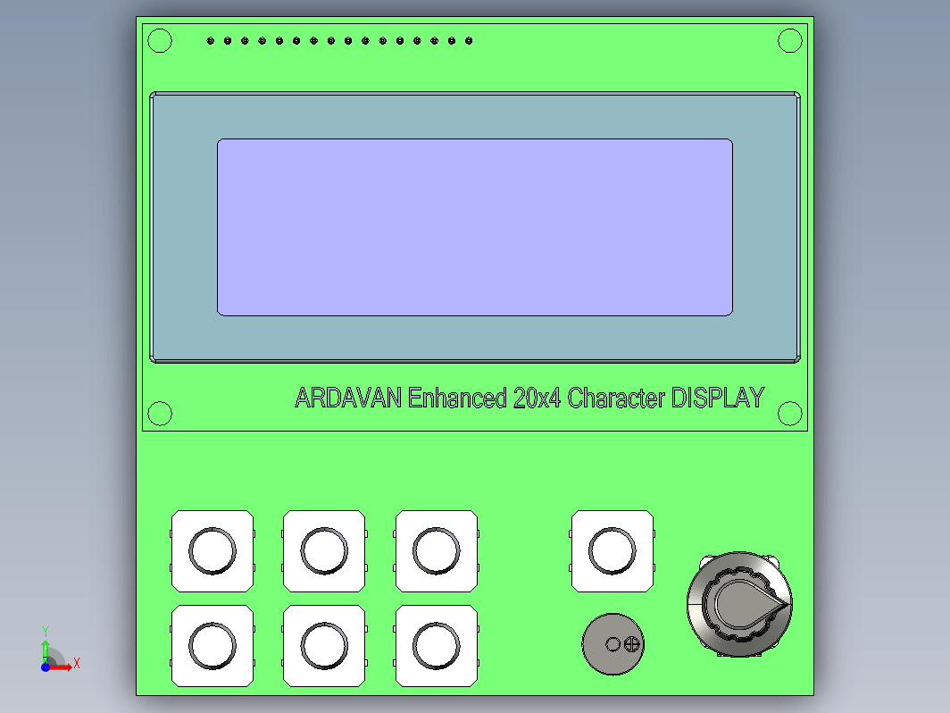 ARDAVAN 增强型 20x4 字符显示