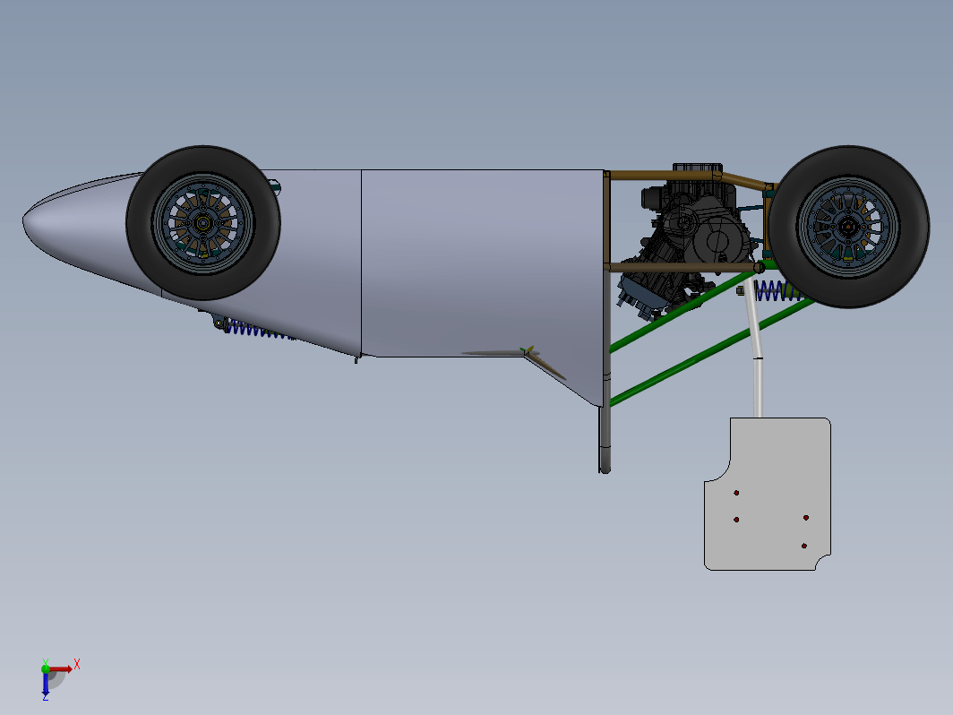 FSAE赛车钢管车架(Tryst设计)