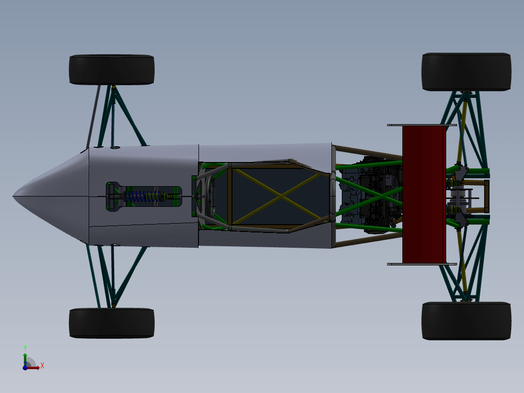 FSAE赛车钢管车架(Tryst设计)