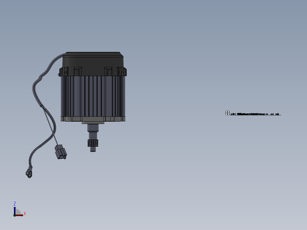 无刷电机装配数模（图纸数据完整，内部结构清晰，内含零件明细）