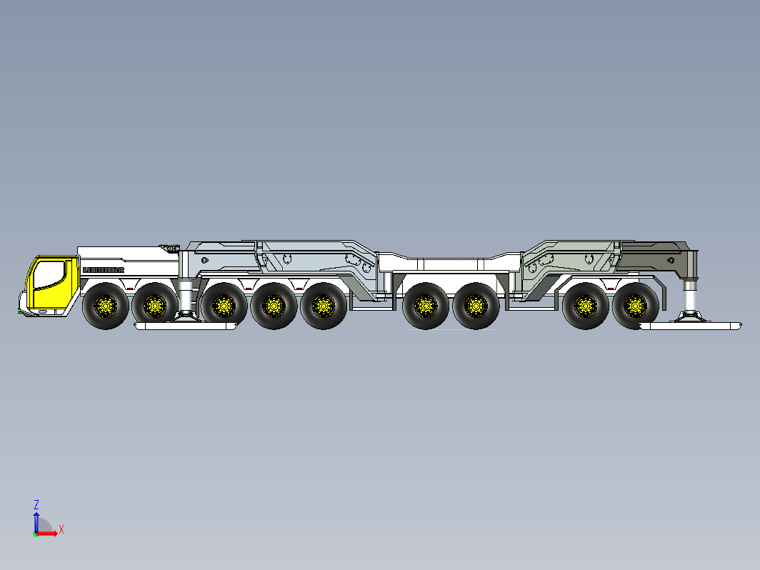 LIEBHERR LTM 11200新型轮式起重机底盘