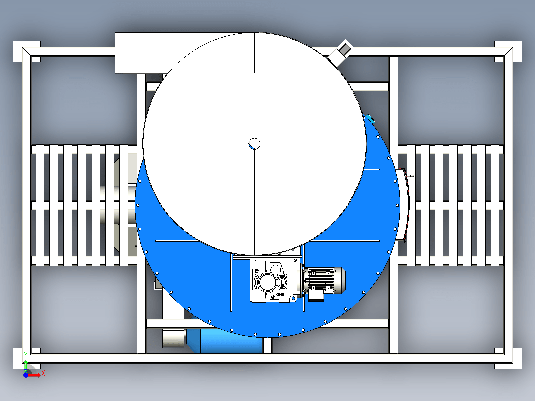 颗粒挤出机系统，储粉库、平台、造粒机