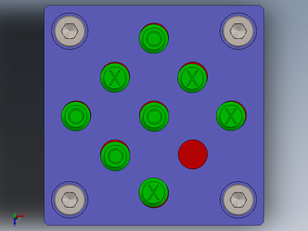 著名游戏称为 Tic Tac Toe