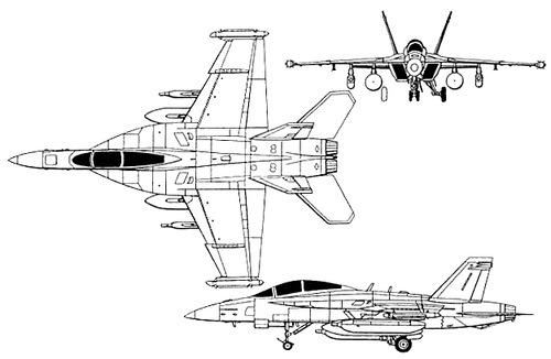 EA-18G Growler电子战机