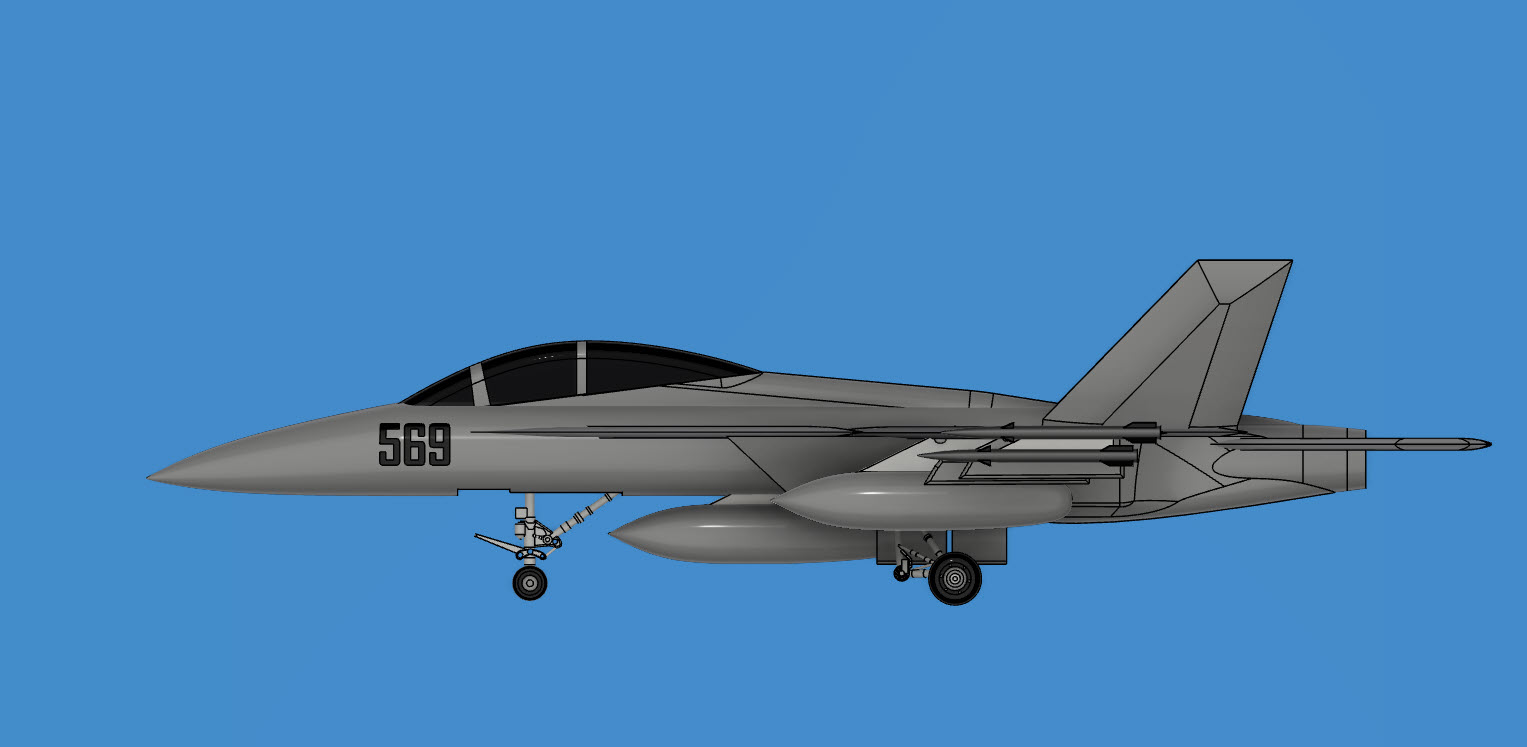 EA-18G Growler电子战机