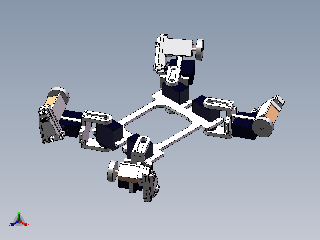 mg90s可变形智能小车三维SW2020带参