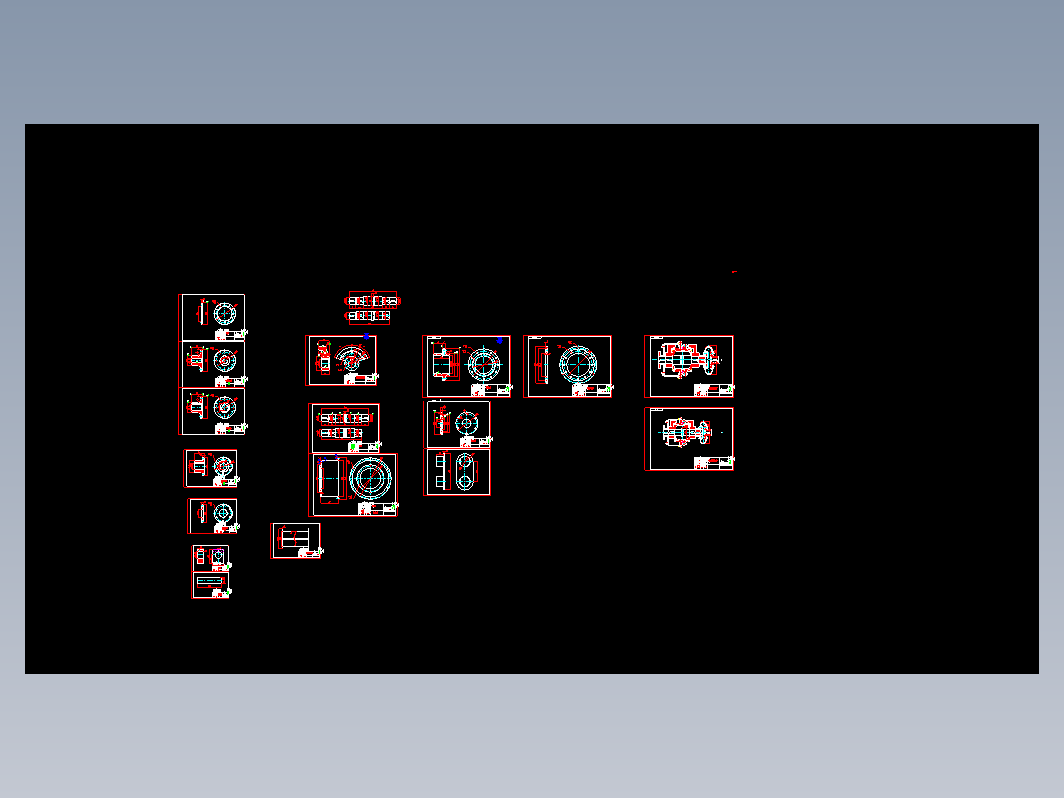 2YK2148转子全套图纸