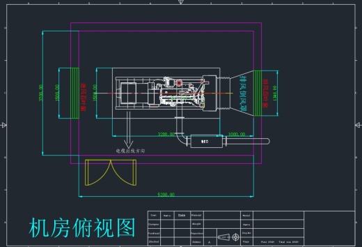 250KW机房布置图缩略图