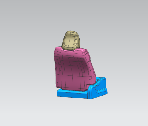 汽车座椅3D模型设计缩略图