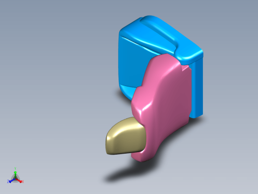 汽车座椅3D模型设计缩略图