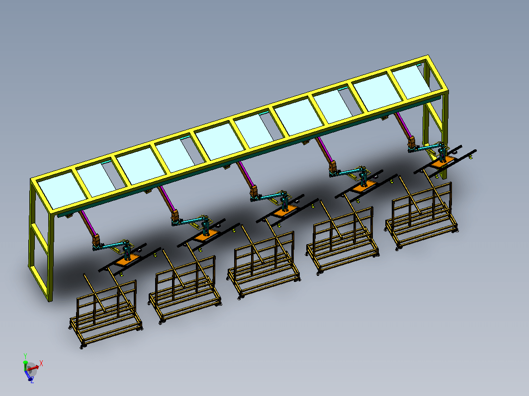 吊装式航架机械手设计