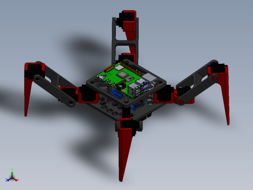 四足蜘蛛机器人 12 DOF Quadruped Spider缩略图