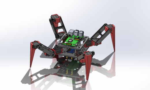 四足蜘蛛机器人 12 DOF Quadruped Spider缩略图