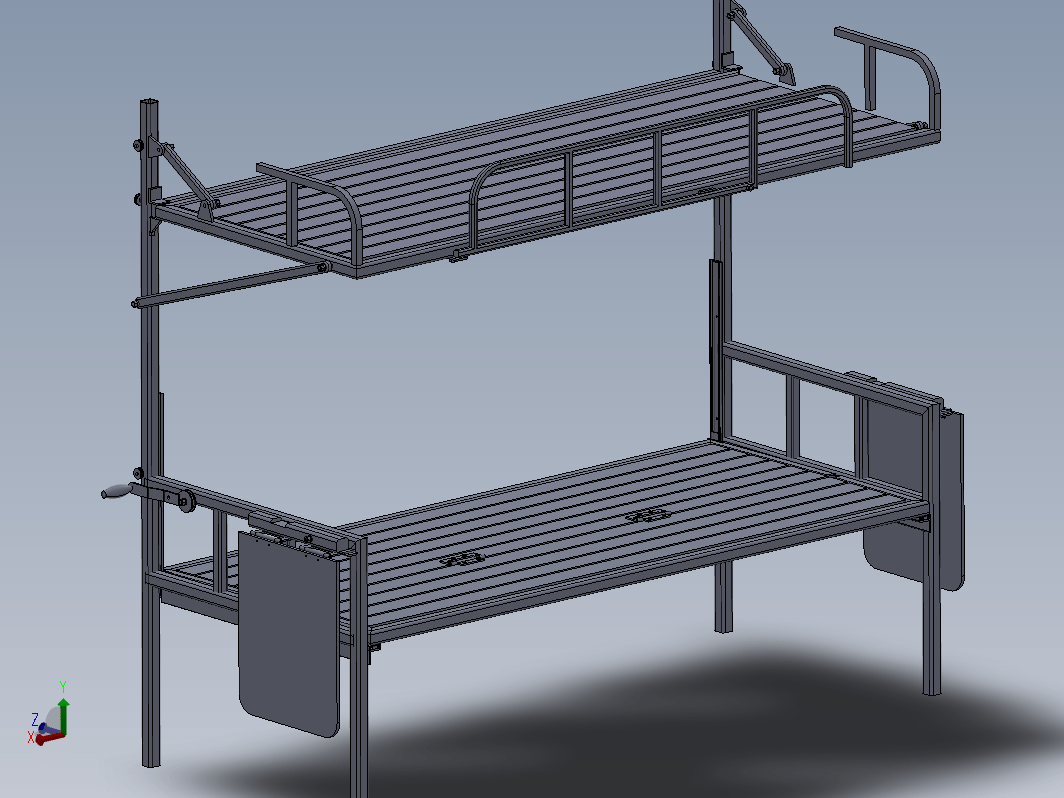 多功能折叠上下床