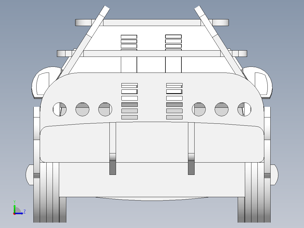 赛车激光切割拼装模型