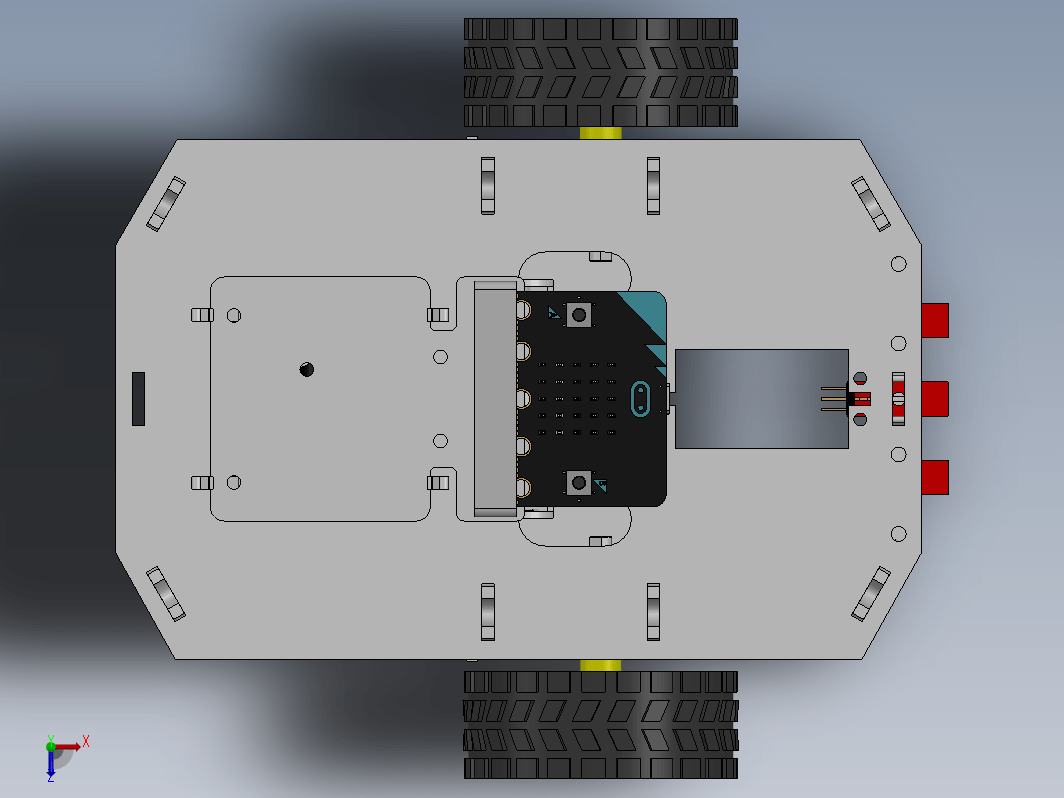 机器人自走车框架 SparkFun micro-bot 